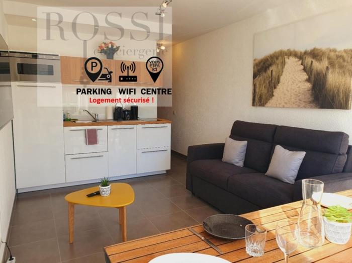 T2 Magellan Parking privé WIFI - Centre-ville - ROSSIconciergerie - Linge en option