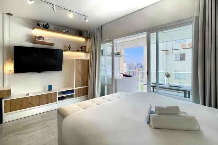 Apê Moderno, Vaga com manobrista, Check-in 24h