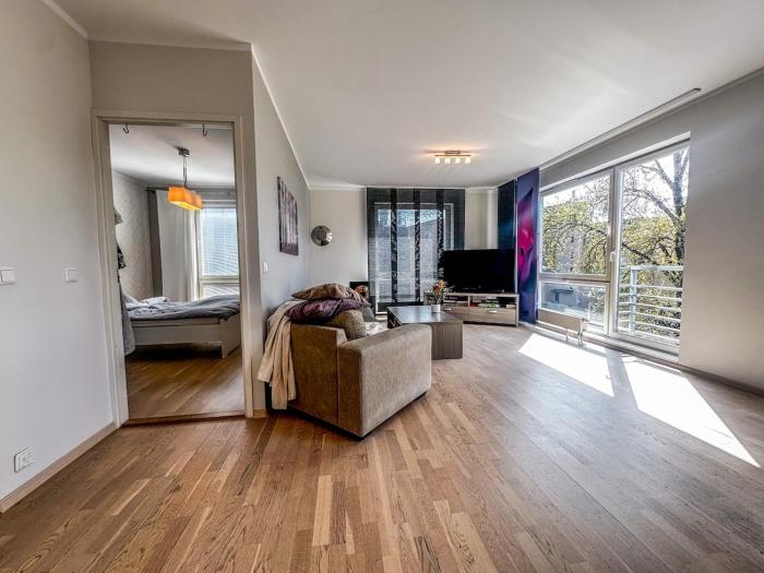 Spacious 1-BR, central, fully equipped, Smart TV