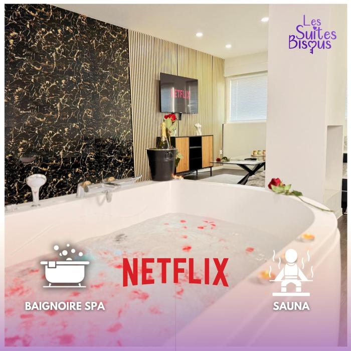 Les Suites Bisous Metz - Jacuzzi & Private Sauna