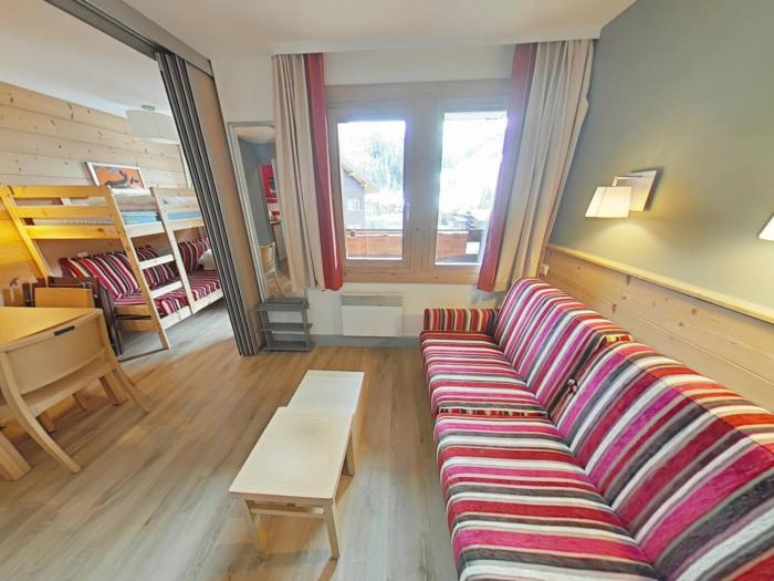 Appartement 23m² lumineux à La Plagne avec wifi et parking - FR-1-351-250
