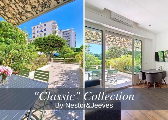 Nestor&Jeeves - MANEL - Terrasse et acces direct Promenade des Anglais