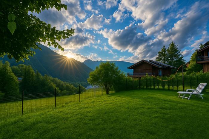 Relax e giardino con vista a Selvino