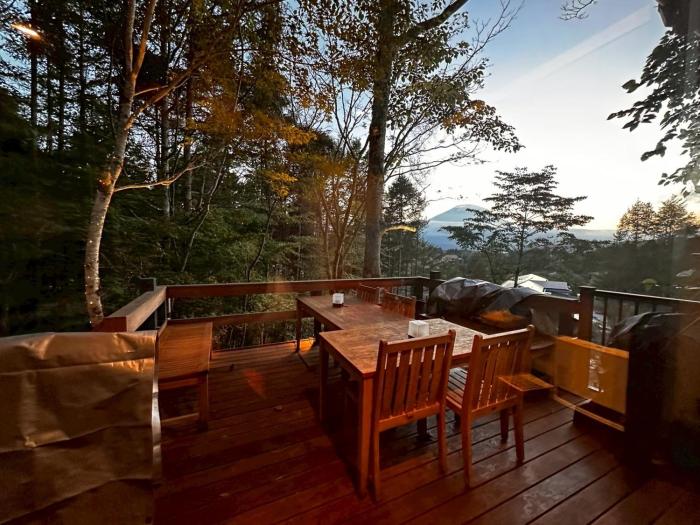 富士山を見ながらサウナBBQ The No10 MtFuji Forest House