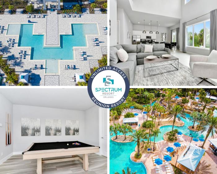 Stylish Condo With Pool Table Near Disney With Resort & Waterpark Access - B32-238