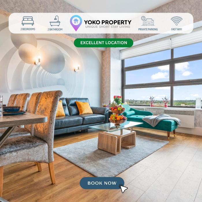 Brindley Apartment - City Centre - Free Parking, Fast Wifi and Smart TV by Yoko Property