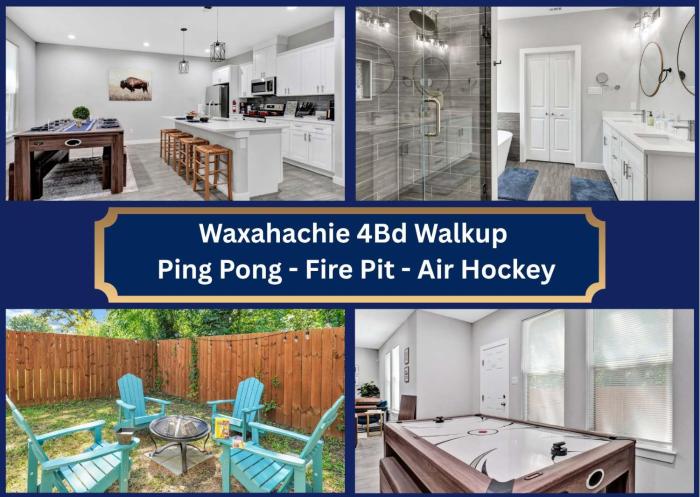 Waxahachie Walkup Backyard Oasis 1 Mi to DWTN Professionally Managed By Stay Albatross