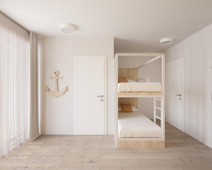 Fairschlafen Boutique Hostel Zimmer 0-14 mit Terrasse