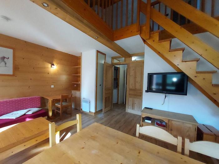 Duplex spacieux 3P à 20m des pistes, idéal famille, balcon, casier à skis - FR-1-356-269