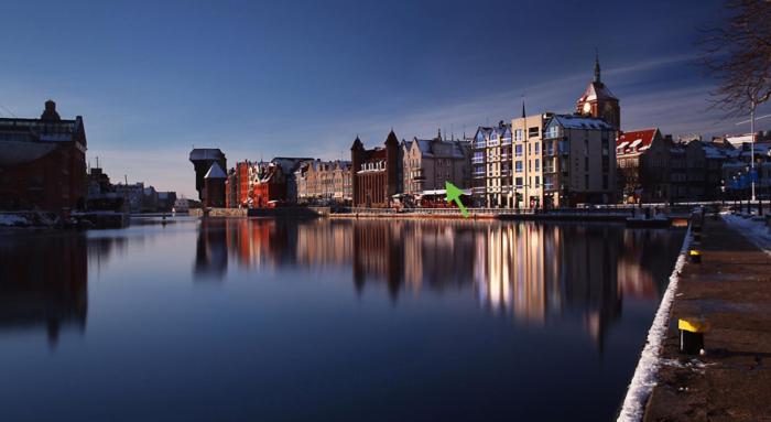 Gdansk Old Town River View