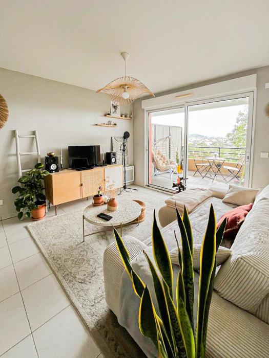 Appartement élégant- vue panoramique, Wifi, 2pers