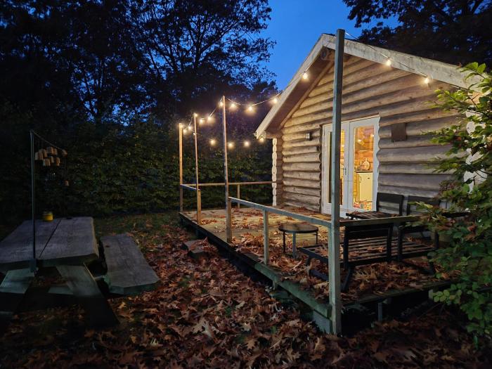 Knus boomstamhuisje op de Schatberg - nabij Toverland