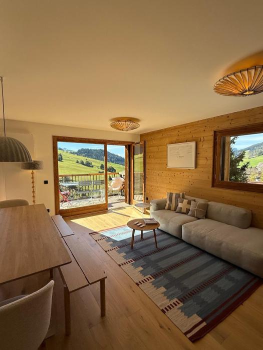 Appartement au Chinaillon 1350 - vue panoramique sur les montagne, -10 des pistes