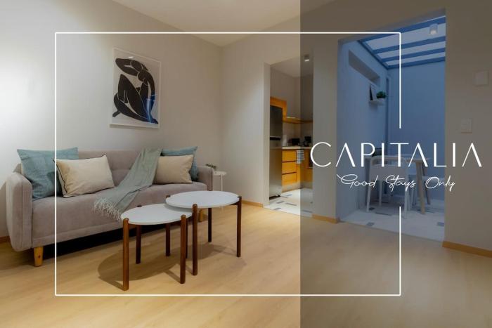 Capitalia Two Bedroom Near El Angel with Gym and Rooftop