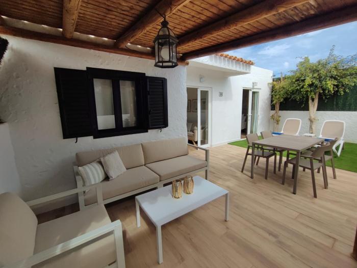 Bungalow con jardín privado junto al Yumbo