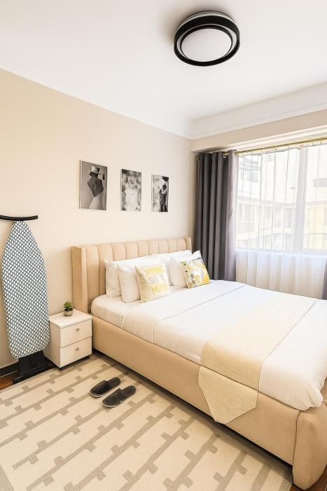 Modern Suite 1BR in Kilimani WIFI,Netflix,Free Parking,Near yaya center