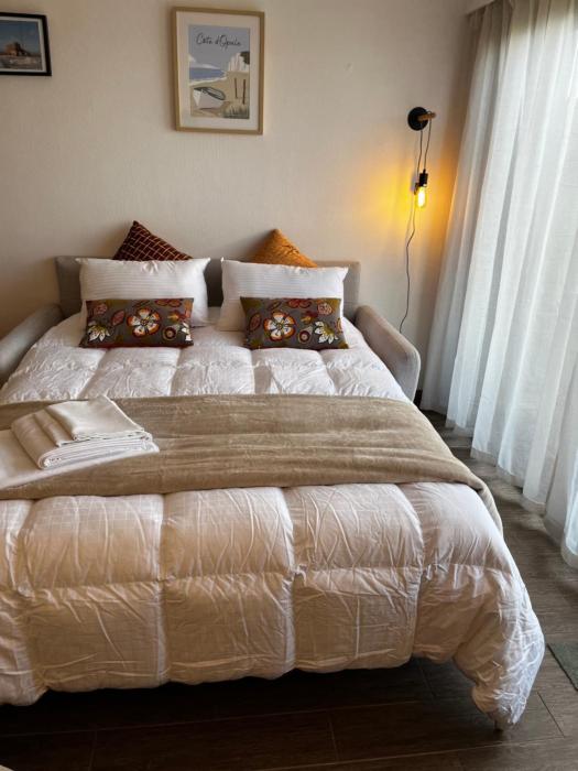 116 naturelle , Wimereux , Studio pour 4 , parking , garage à velos , wifi