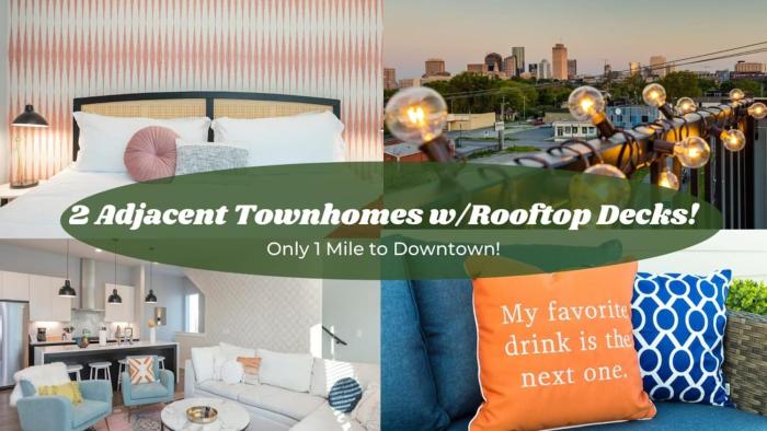 2 Side by Side Homes with Rooftops