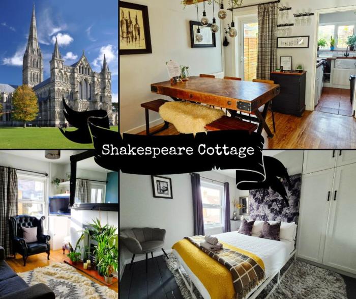 Shakespeare Cottage - Free Parking near Salisbury Railway Station & Walk to City