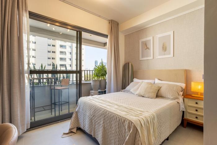 Essential Brooklyn - Stúdio com varanda e academia - By Easy Stay