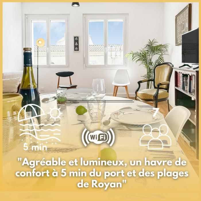 Royan calme & central, Famille, pro, plage