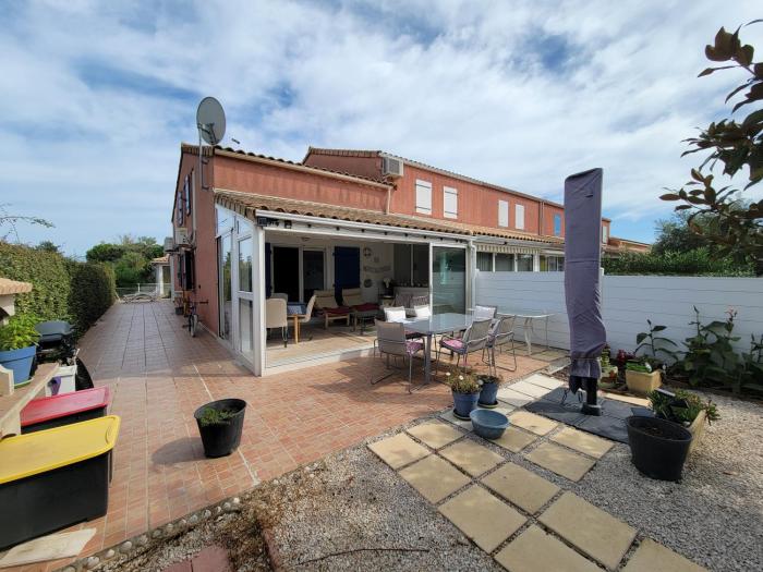 Belle maison spacieuse et traversante, climatisée, Wifi, vue réserve, 6-8 couchages à PORTIRAGNES PLAGE LRCS91