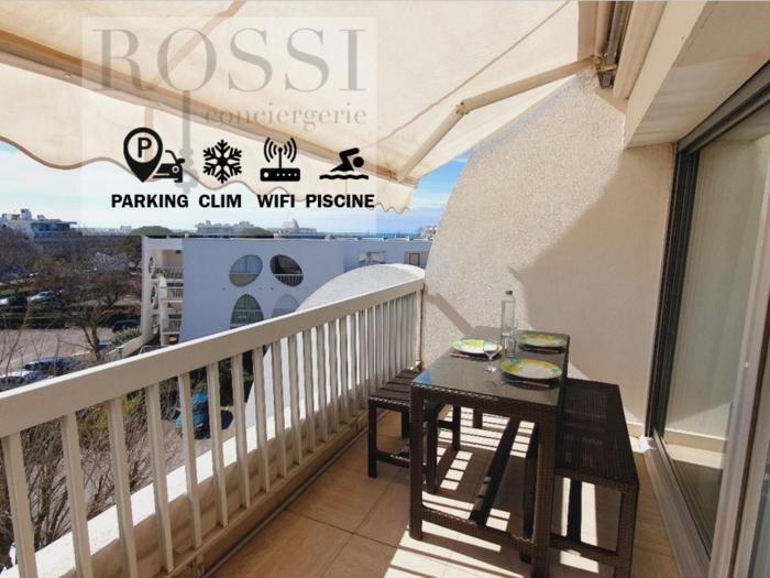 Studio Port Jo CLIM WIFI Garage et Piscine au Couchant 3pers - ROSSIconciergerie - Linge inclus