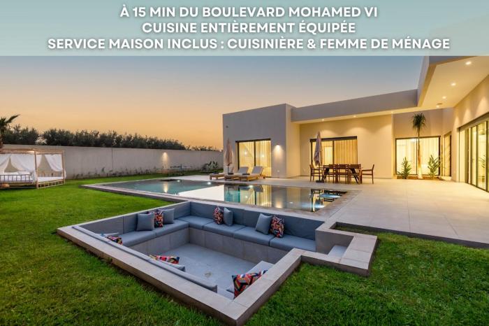 Villa Milabel - Piscine et jardin Privée Sans vis-à-vis Wifi HD