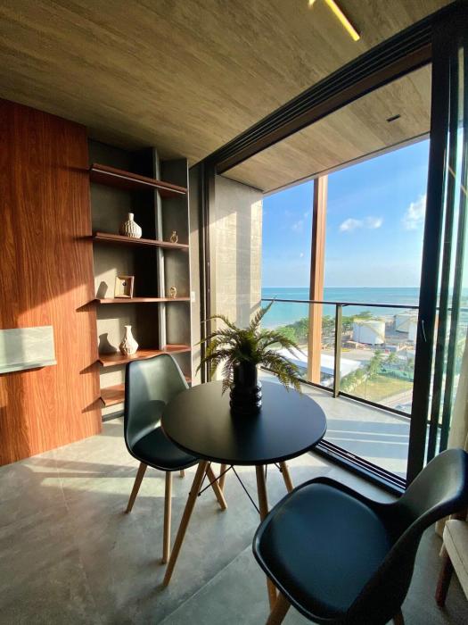Studio com Varanda Vista Mar na Pajuçara NT1212