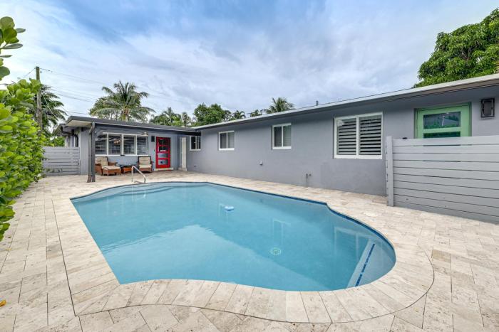 Walkable Island City Oasis with Private Heated Pool!