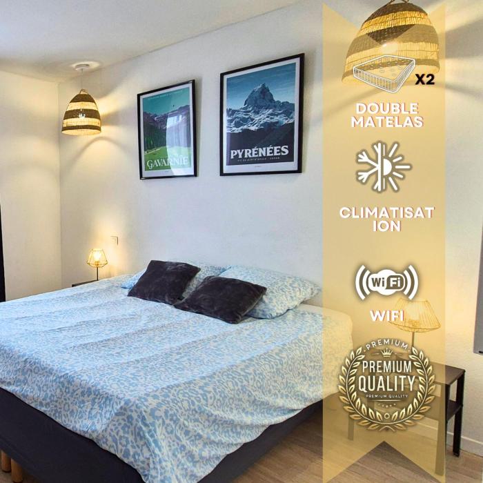 LEscale - Double matelas - Clim - Wifi