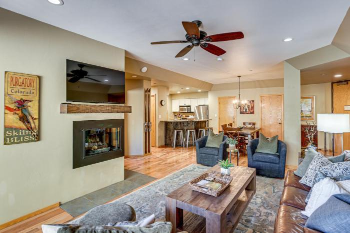 Purgatory Resort Condo, Walk to the Chairlift