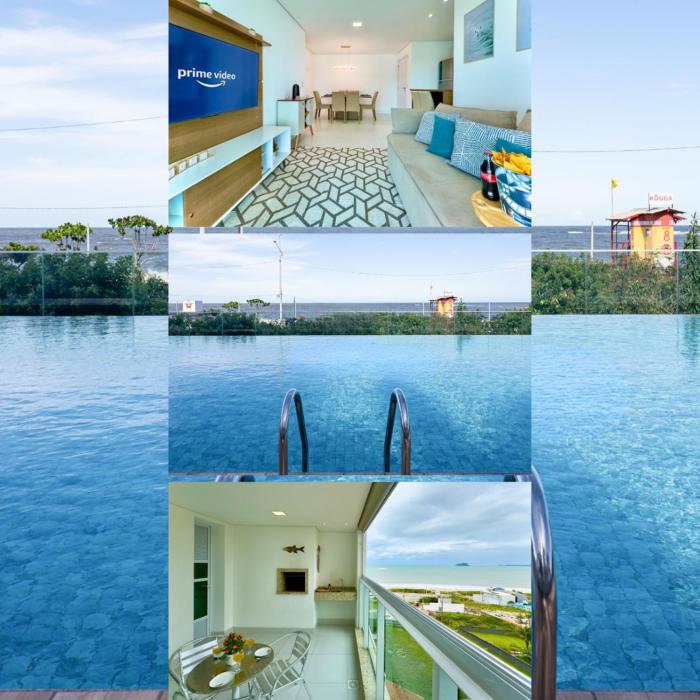 Apto em condomínio Pé na areia 3 Quartos Cozinha Completa Sacada com Churrasqueira Vaga de Garagem Piscina borda infinita Academia Quadra de esportes Sala de Jogos Summer Home Club acesso direto a praia