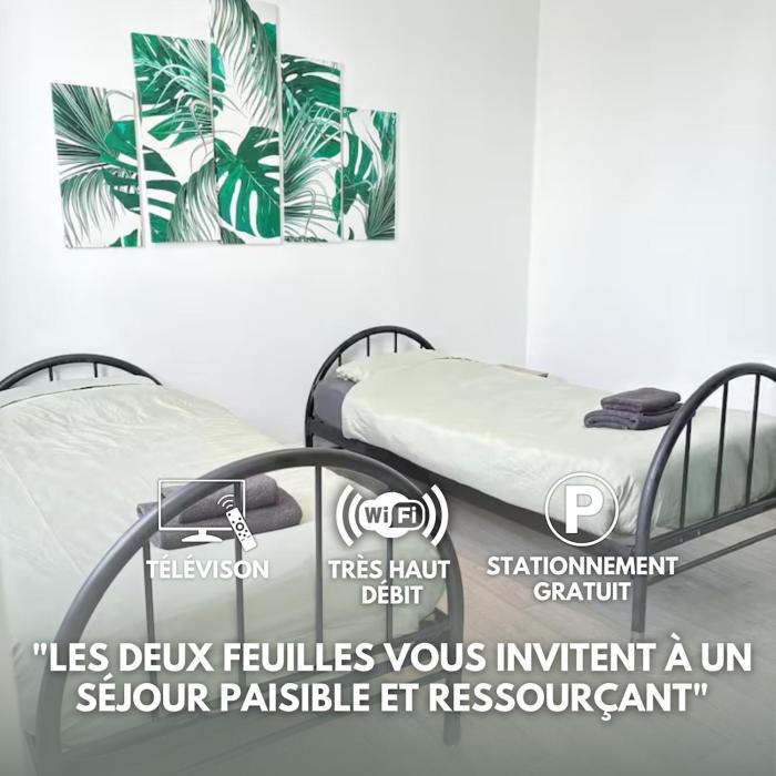 Dalikyda - Le 2 Feuilles - 2 Lits - wifi - cuisine