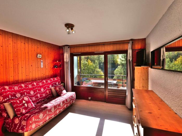 Studio confortable pour 4 avec balcon au calme près des pistes - FR-1-458-177