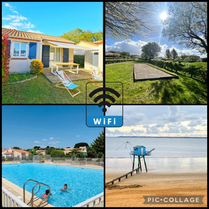 Chez Karine et Rodolphe La Cosy, piscines, plage