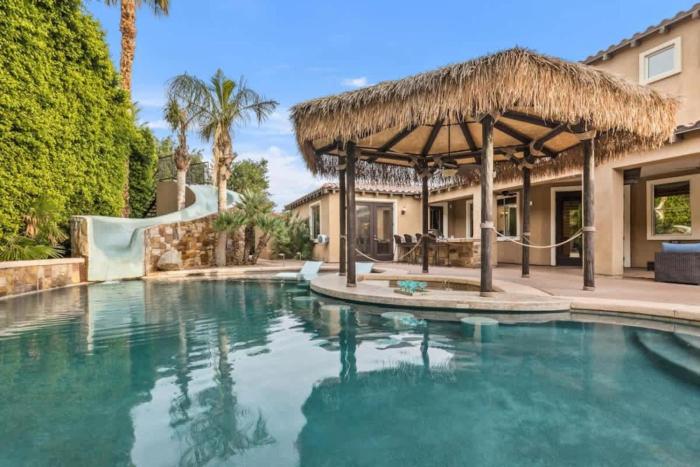 Lux Coachella Oasis Pool Gym Bar and Golf Green