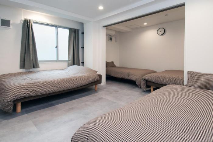 HK301 Osaka Namba 2BR Family Apartment Near Dotonbori Easy Access to USJ