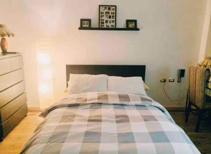 Sunny & Spacious room close to the Airport!