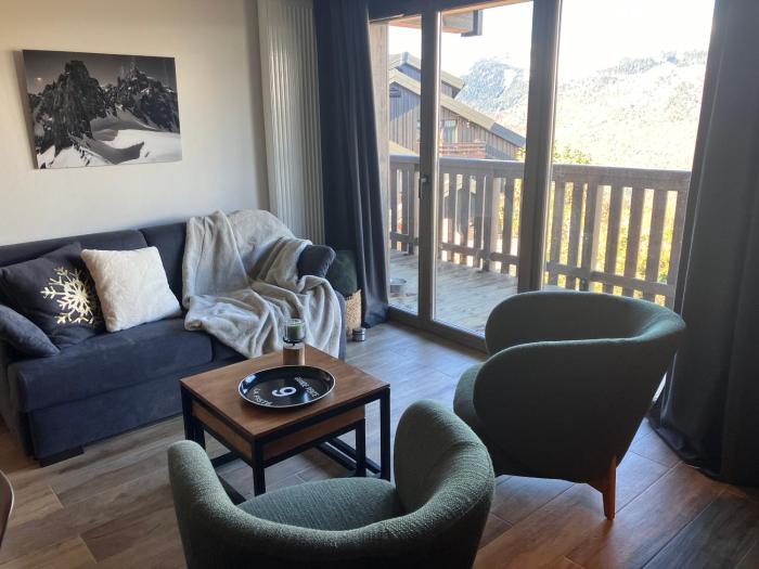 la Plagne Montalbert - Appt 2 chambres pour 6 pers - parking