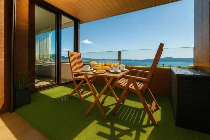 Apart CityMar 24h Terraza y vistas Ria Vigo