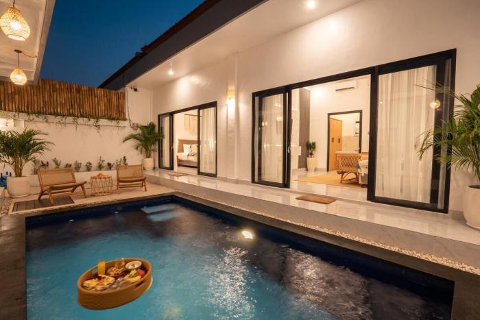 Villa Mas 2, 3 mins Canggu Beach Old mans, Mexicola, 2BR