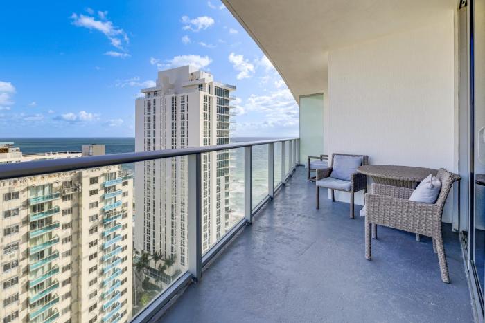Luxe Condo with Hallandale Beach Oceanfront View!