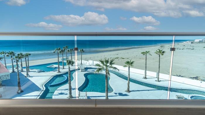 Amazing two bedroom beach front condo W405