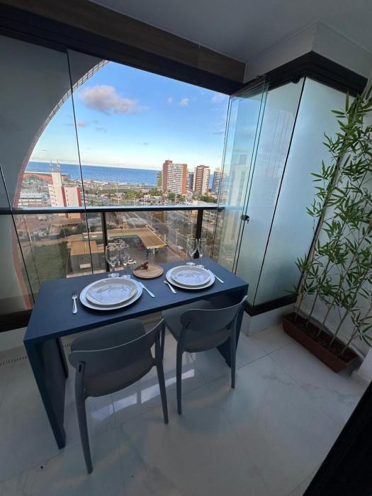 Studio novo com vista para o mar