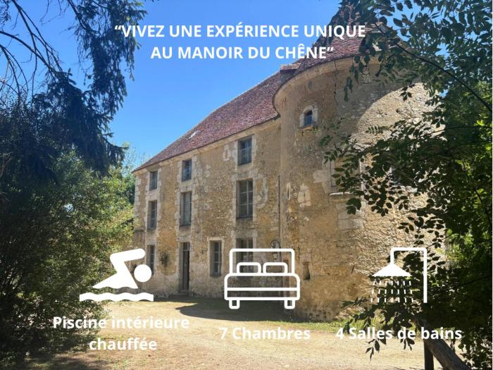 Le manoir de Saint-Ouen avec piscine chauffée intérieure