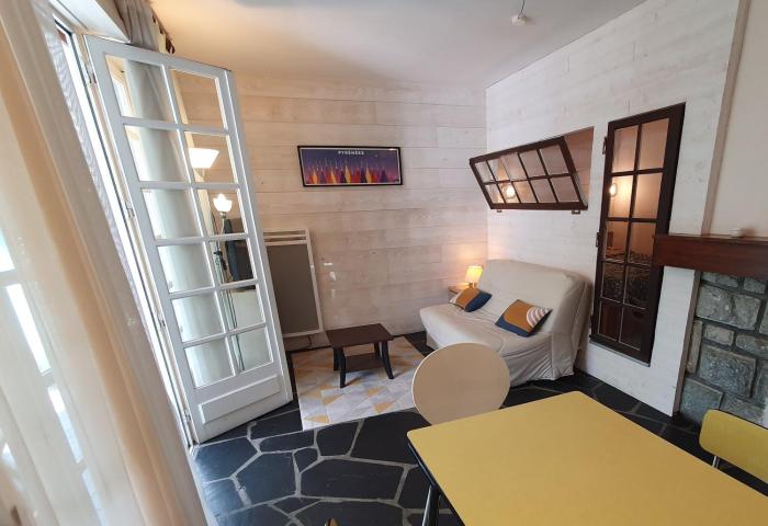 T2bis 4-6p, centre Saint Lary, local vélo, proche télécabine et thermes, calme