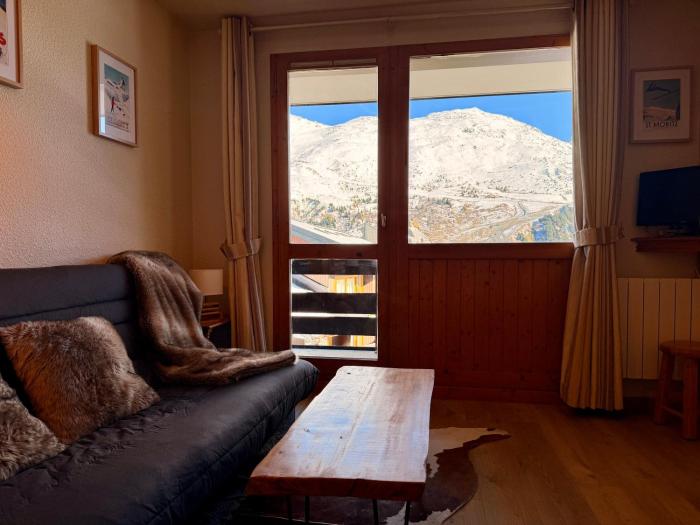 Méribel Mottaret - 2 pièces - Pied des pistes avec vue - Parking