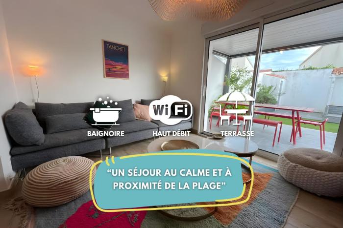 Maison au calme - 3 chambres avec lits doubles et douillets - jardin privé