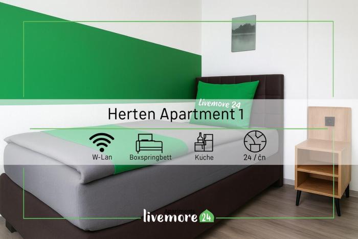 Livemore24 Apartment 1 in Herten 24-7 Check-In